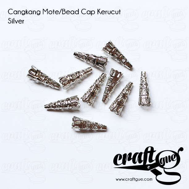 Cangkang Mote/Bead Cap Kerucut (10pcs)