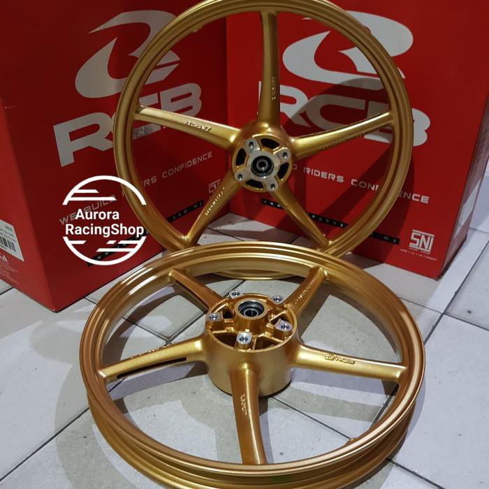 [Ring/Velg] PU667 Velg Racing RCB MX King 160 / 160 - SP 522 Gold Motor / Baru