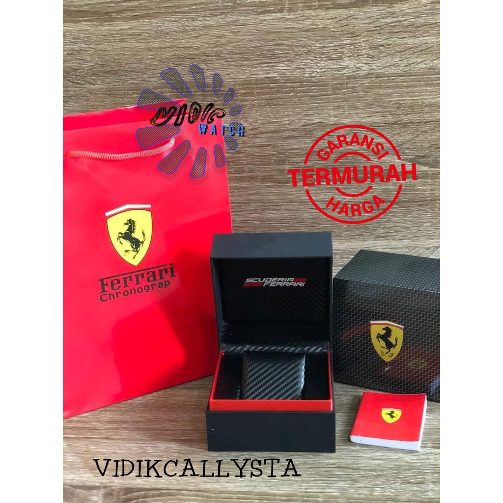 BOX BOK KOTAK JAM PREMIUM JAM TANGAN FERARRI EXCLUSIVE 896