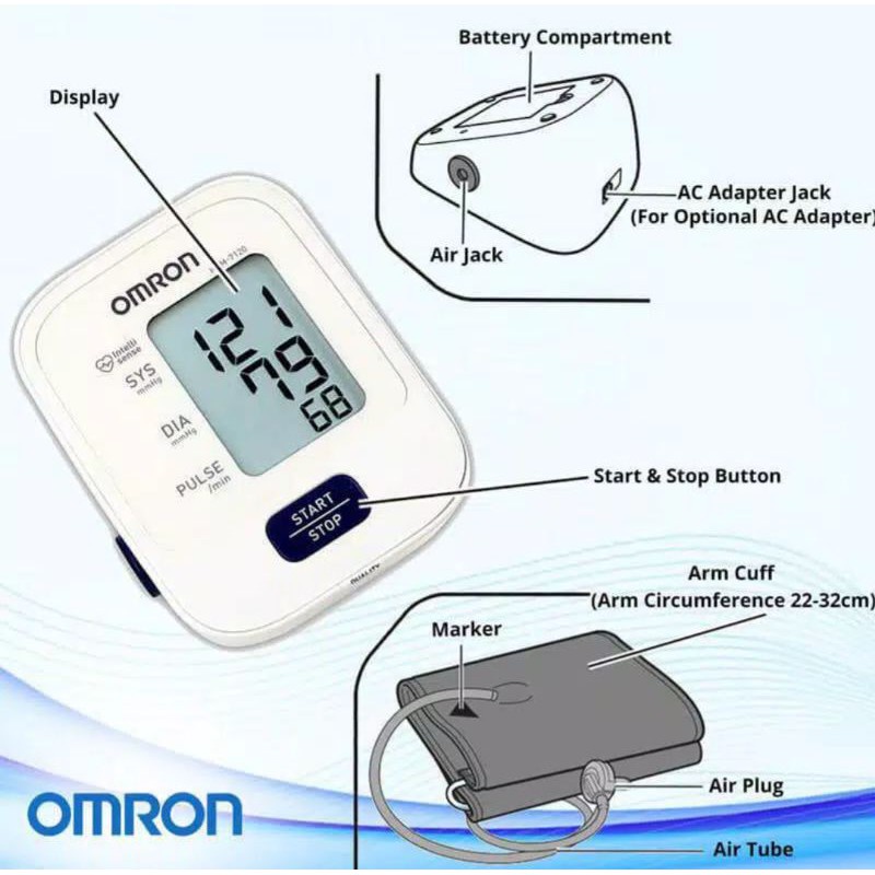 Omron tensimeter HEM 7120 / OMRON 7120 GARANSI PABRIK 5 TAHUN