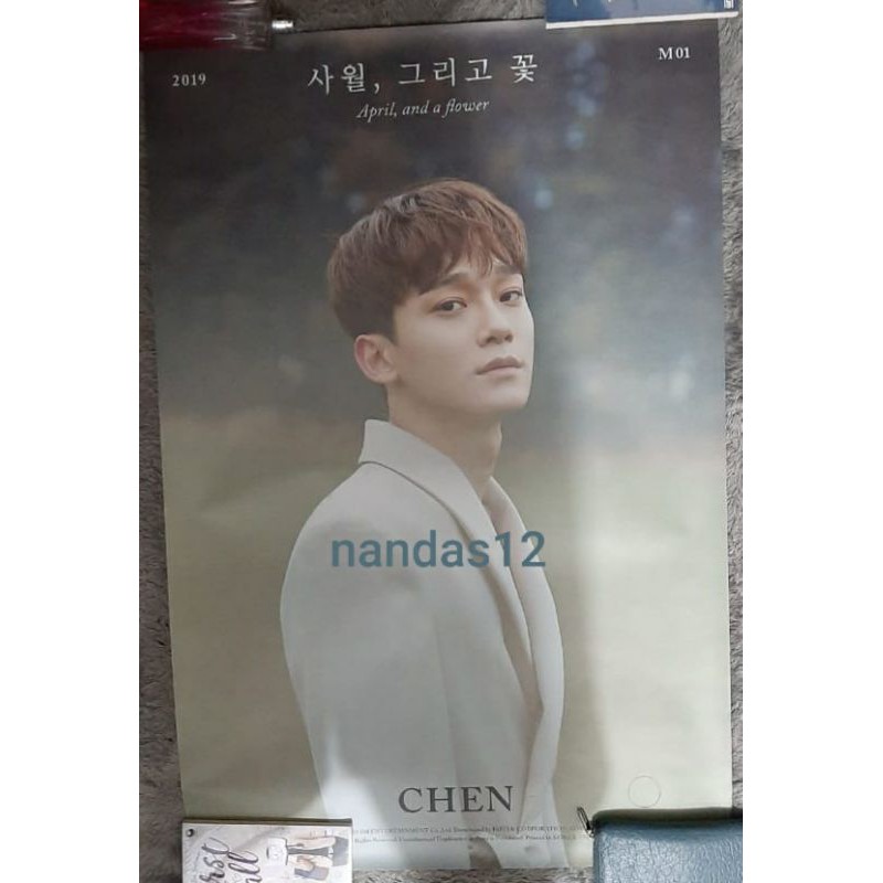 [POSTER] CHEN (EXO) Mini Album Vol.1 - April, and A Flower (April Ver.)