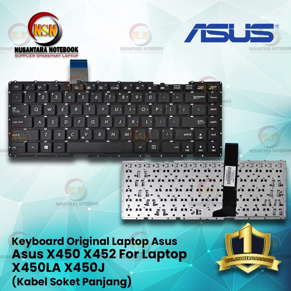 KEYBOARD ASUS A450 X450 X450C X450E X450V X450VB X450VC KABEL PANJANG