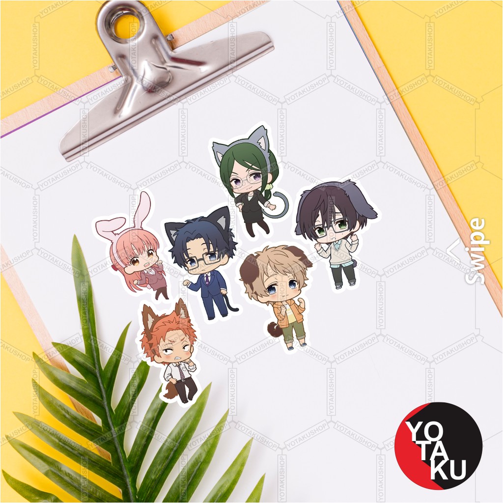 

Stiker Sticker Anime Wotakoi Love is Hard for Otaku SA10202