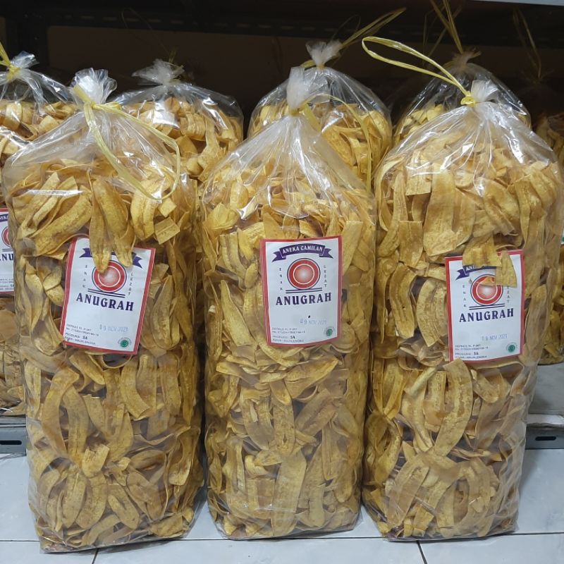 

(KHUSUS INSTAN) Keripik Pisang Asin Gurih 2kg