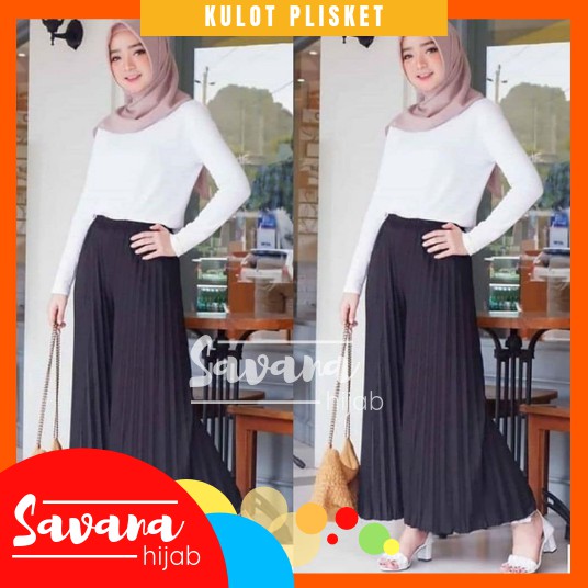 New Collection Woman Pants  Kulot  Style  Celana  Kulot  