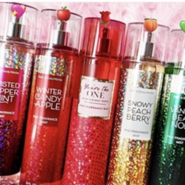 SUPER SALE bath and body works mist bbw sale gingham coconut cream pie magic in the air shimmer choc