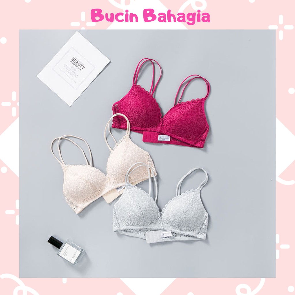Bra BH Wanita push-up Tanzania sexy bra Tanpa Kawat BH13