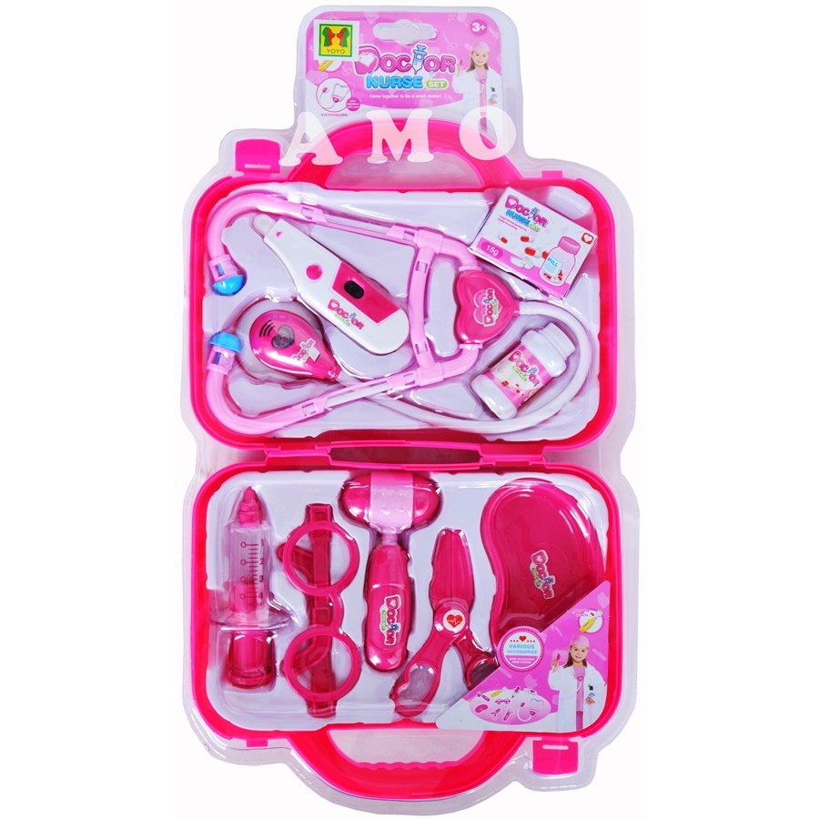 DOCTOR NURSE SET PINK - MAINAN ANAK DOKTERAN