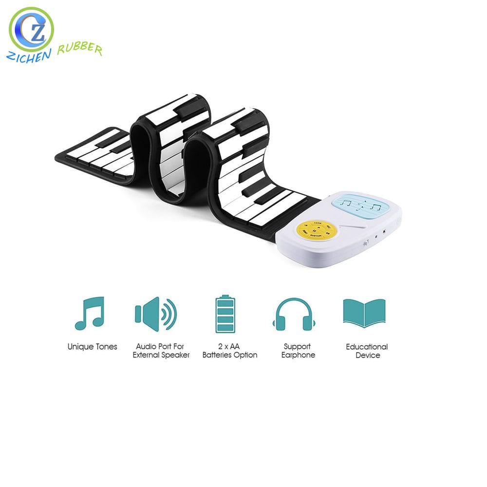 Piano Flexible Sillicone Portable Keys Hand Roll Up Waterproof Yang Bisa Di Gulung Dan Mudah Di Bawa