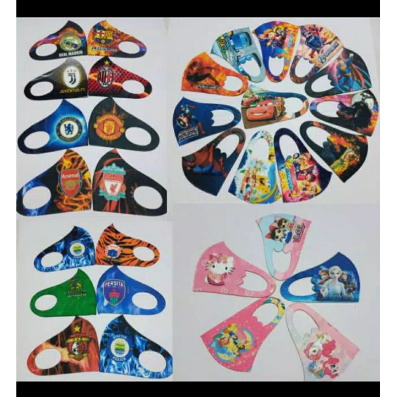 1pcs Masker scuba anak motif . Masker scuba murah . Masker anak murah