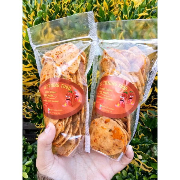 

Basreng / Basreng pedas daun jeruk / Kripik basreng
