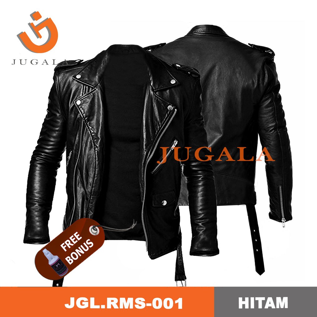 Jaket Kulit Sintetis Ramones Jaket Ramones Jaket Semikulit Jaket Pria