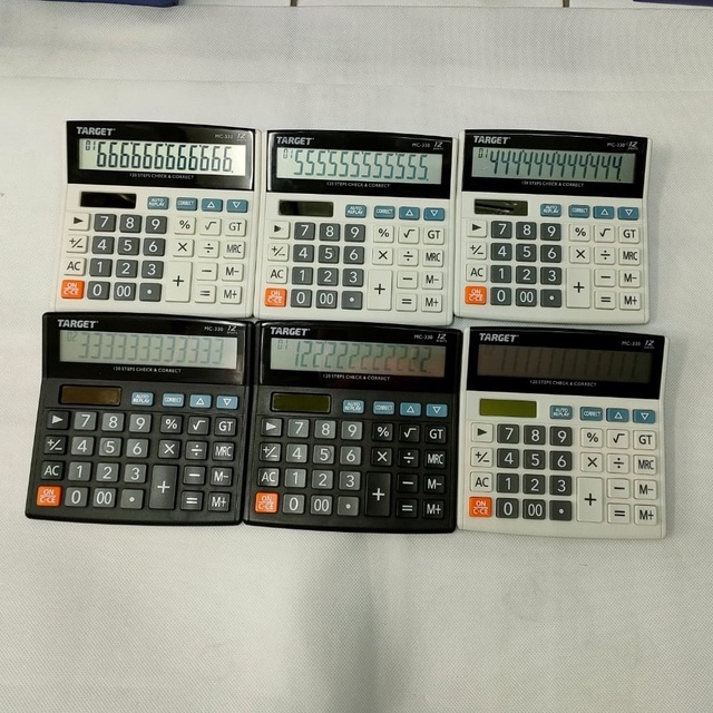 

KALKULATOR TARGET MC-330 12DIGITS Kondisi Bekas pakai namun masih mulus dan bagus