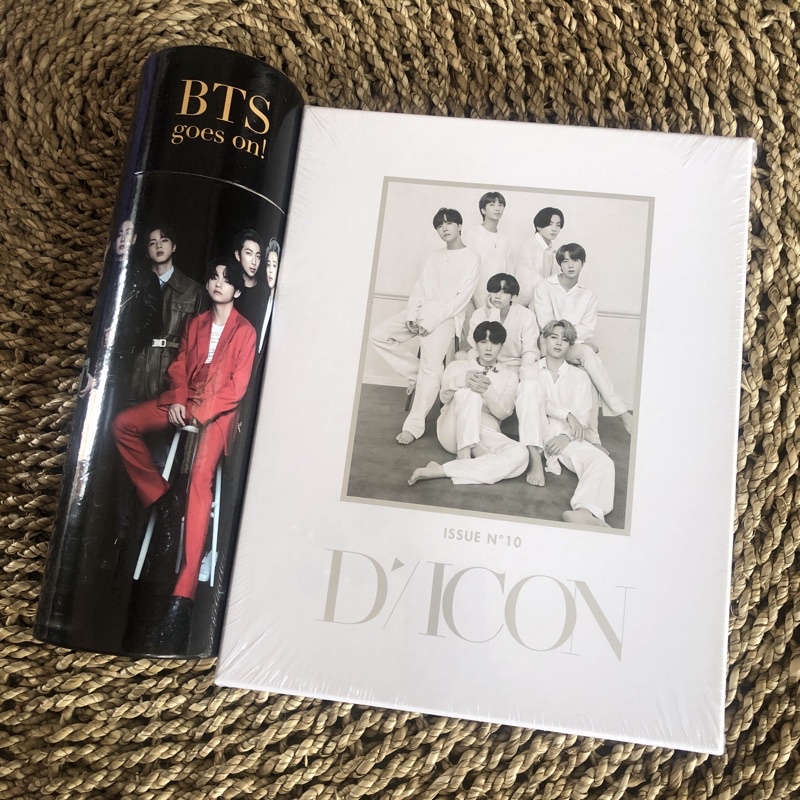 READY SEALED D-ICON MAGAZINE D ICON VOL 10 BTS PHOTOBOOK EXCLUSIVE dicon group + poster set + benefi