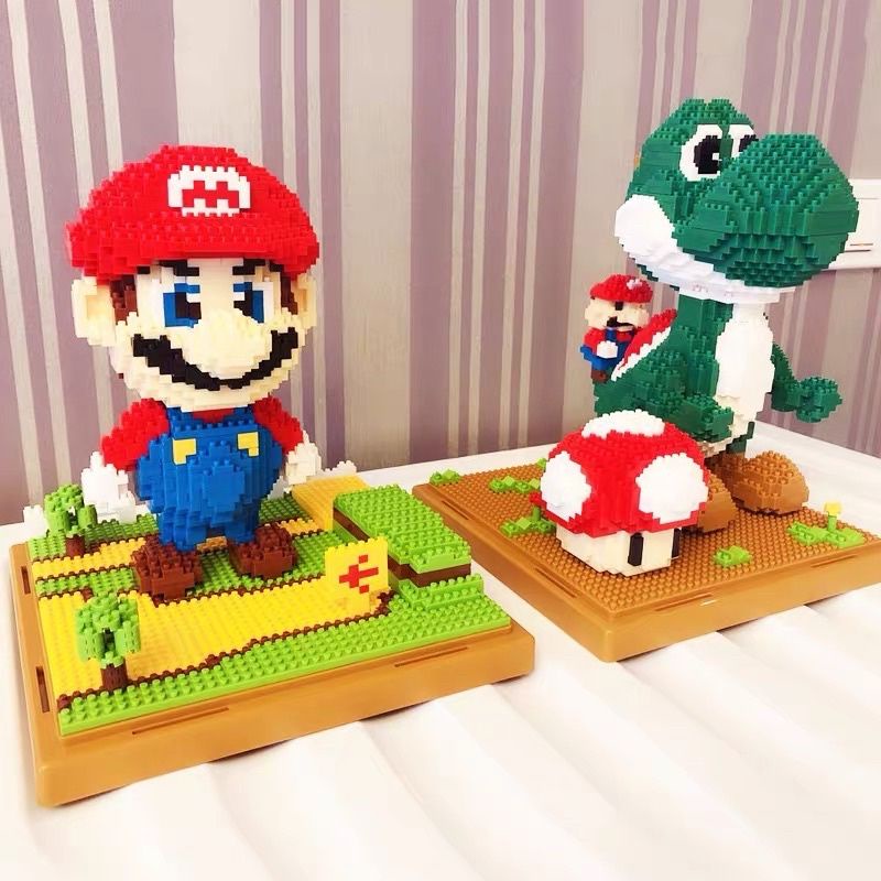 loz building micro blocks mario luigi yoshi