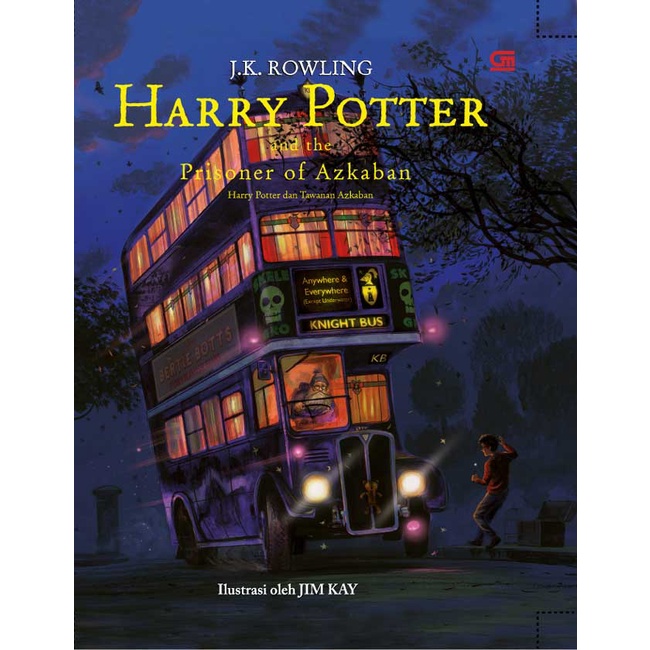 Harry Potter and the Prisoner of Azkaban (Ilustrasi by Jim Kay) Bahasa Indonesia Hard Cover