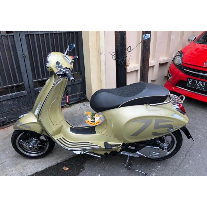 Busa Jok Motor Vespa Matic Sprint Primavera 3V Iget + Kulit Mbtech