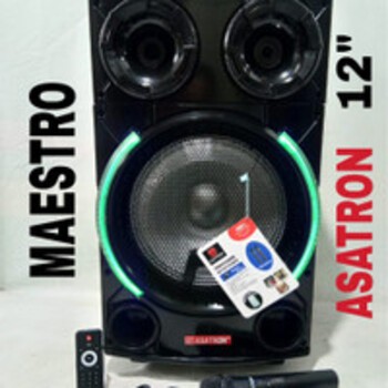 MAESTRO ASATRON HT-8871UKM/Speaker Portable Meeting 12 inch + 2 mic OKE***