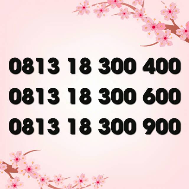 No cantik simPATI 0813 18 300xx