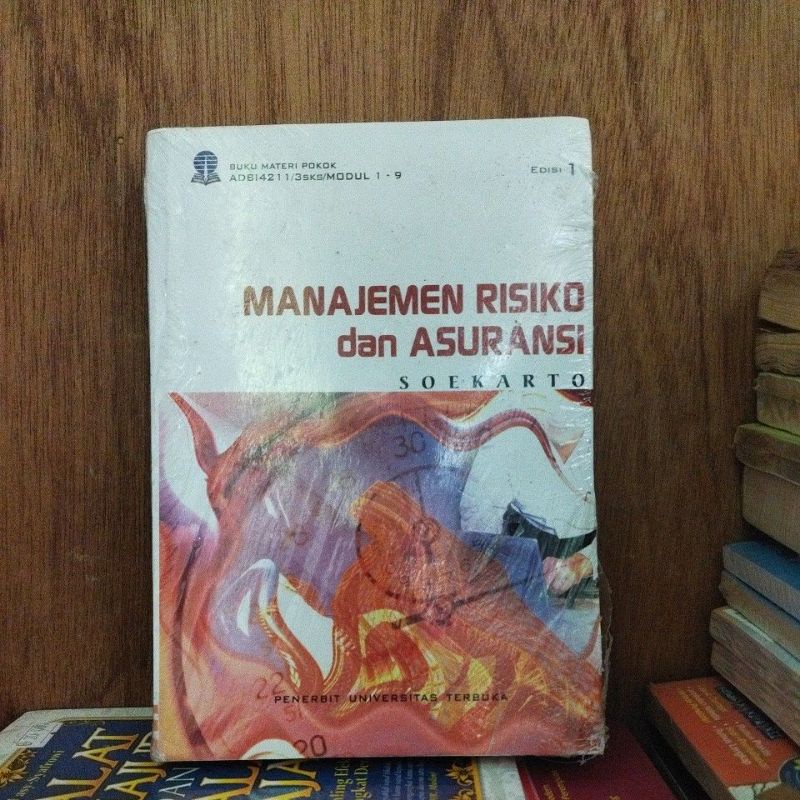 Jual Buku Materi Pokok Manajemen Risiko Dan Asuransi UT. Buku ...