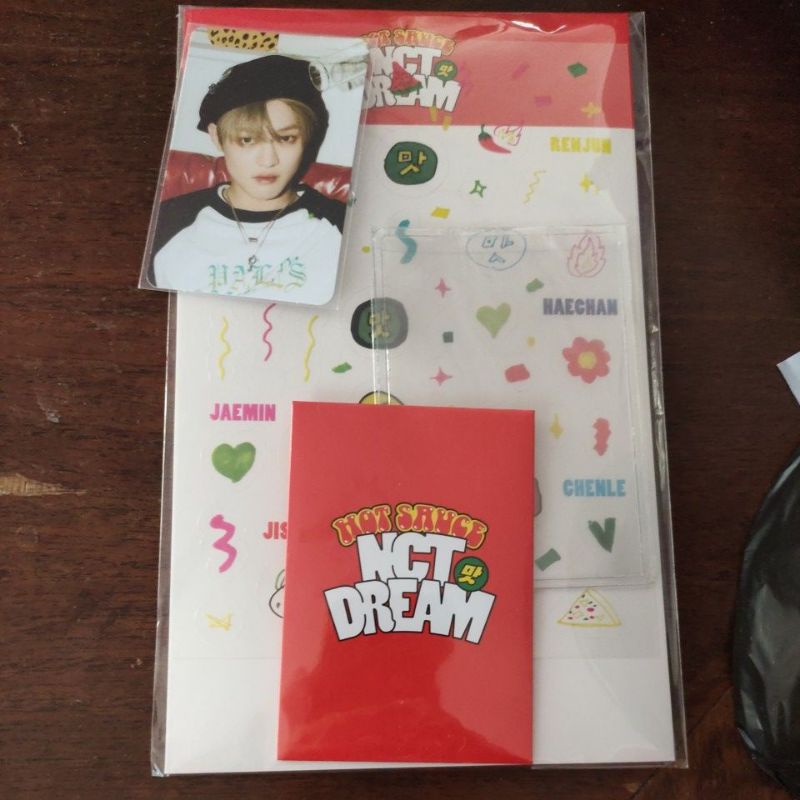 Chenle NCT Dream Hot Sauce Deco Set Photocard