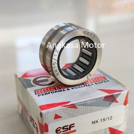 Laher Bearing Bambu NK 15/12 NK15/12 Bering Klahar 15 12 Bantalan Roda Bola NK 1512 NK1512 ESF