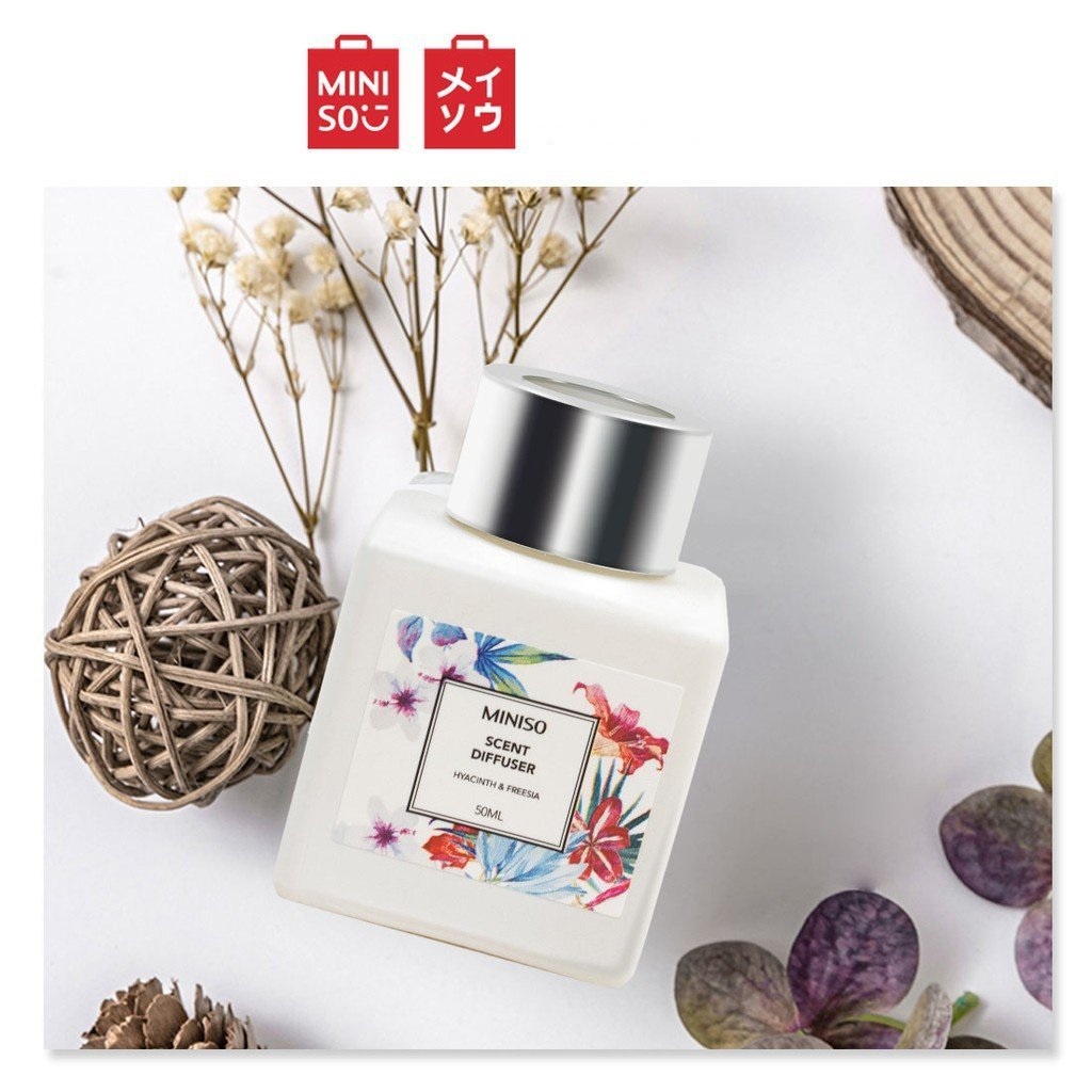 MINISO Pewangi Ruangan Diffuser Aromatherapy Pengharum Bunga Aroma Scent 50ml Original-7
