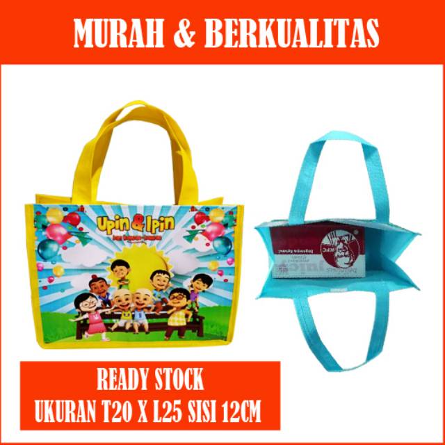 

Tas ultah upin ipin Termuah/Tas souvenir upin ipin Termurah