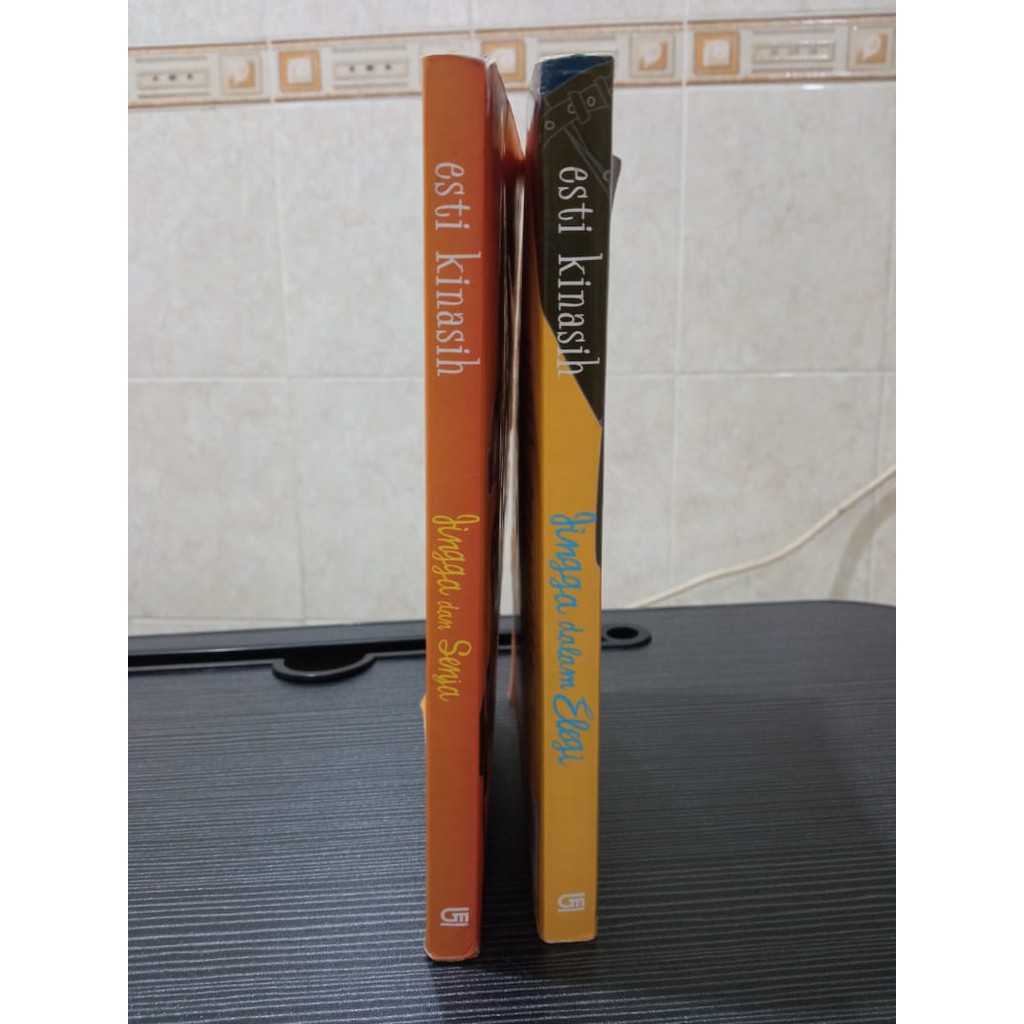 NOVEL ESTI KINASIH (JINGGA DAN SENJA, JINGGA DALAM ELEGI) PRELOVED