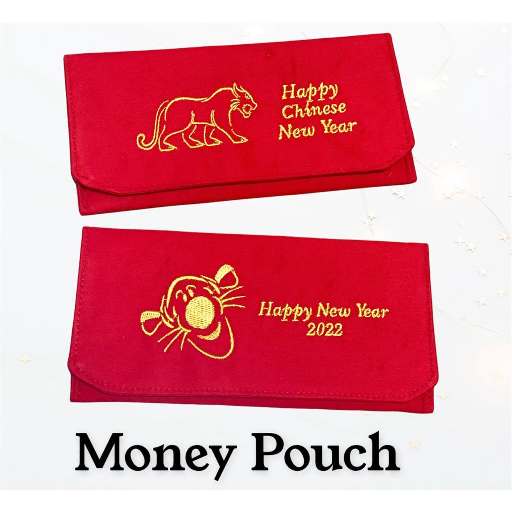 Fawn'G Handmade - Money POUCH Imlek Edisi Tahun Macan /  Angpao Imlek Bordir