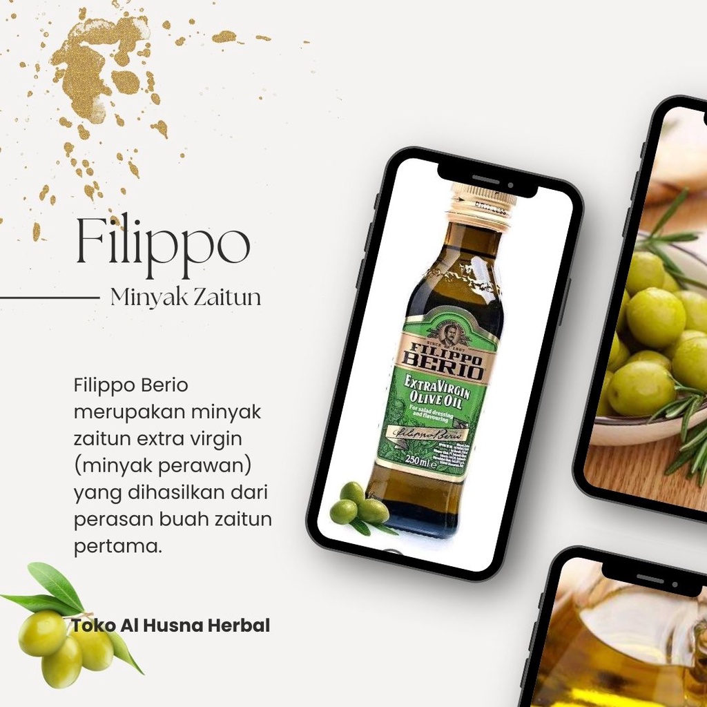 

Minyak Zaitun Filippo Berio 250 ml