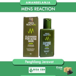 SABUN CAIR PENGHILANG JERAWAT DAN BEKAS JERAWAT BRUNTUSAN AMPUH MENS REACTION ACNO CLEAN OUT LIQUID