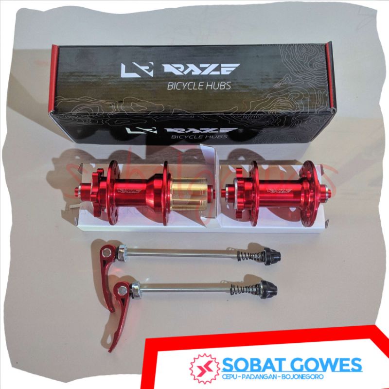 HUB FREEHUB SEPEDA JANGKRIK BEARING RAZE 36 HOLE 36H ALLOY RINGAN LONCER MTB FEDERAL MINION MINI