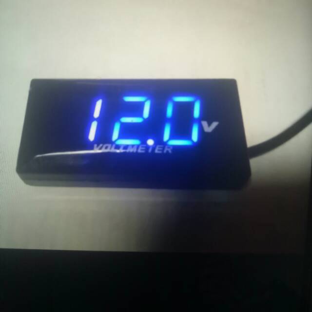 Volt Meter X-case Buat Motor Dan Mobil