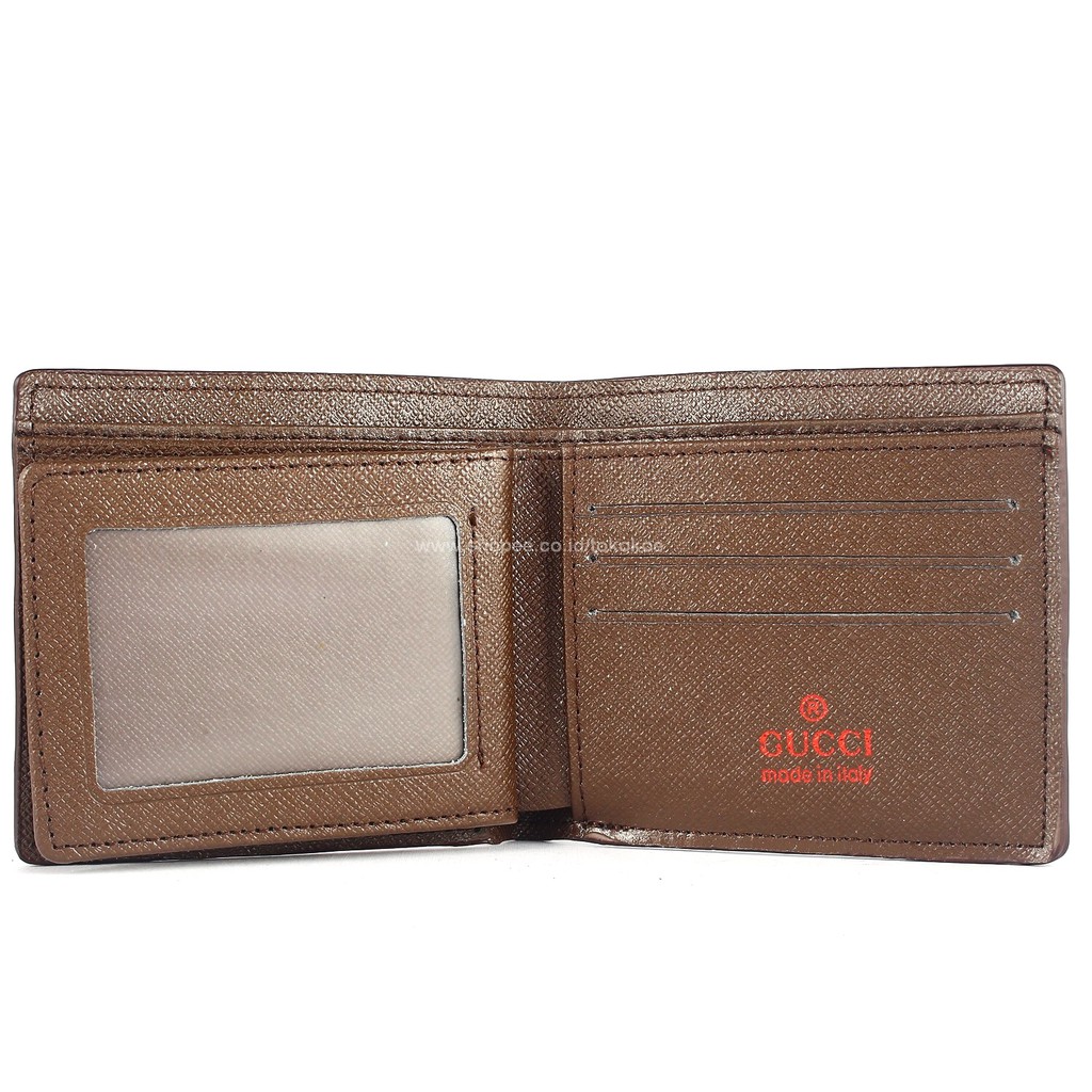 TOKOKOE - Dompet Pria model Tidur bahan Kulit Dompet Lipat dengan Box Exclusive - GC Big Logo