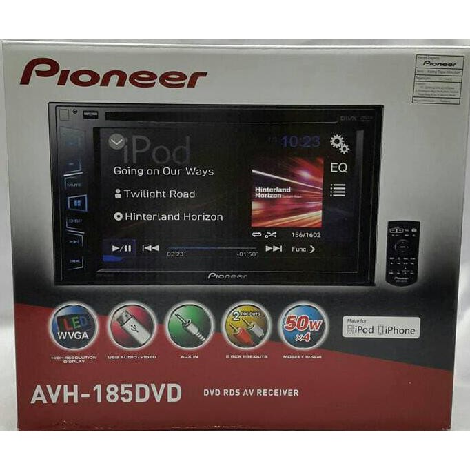 1107G Tv Head Unit Pioneer Avh 185Dvd Nicebuy