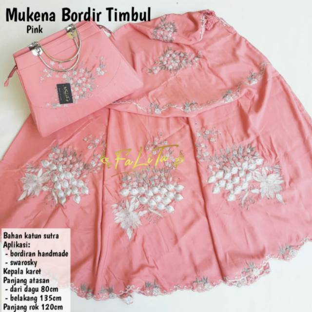 Mukena Premium Bordir Timbul