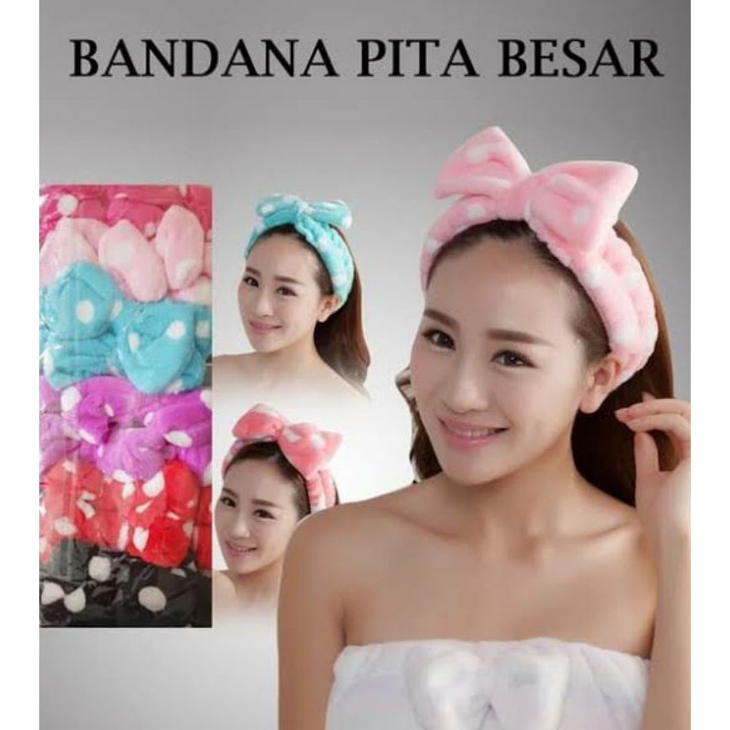 BANDANA BANDO PITA BESAR KOREAN HEADBAND FACIAL