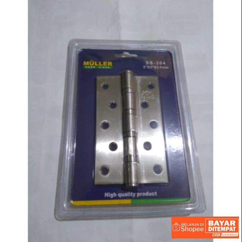 Engsel Pintu Muller 5 inc / Door Hinge - SS 304 Termurah