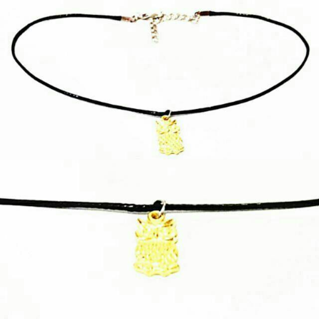 Baby Choker Necklace Golden Owl B | Kalung Handmade