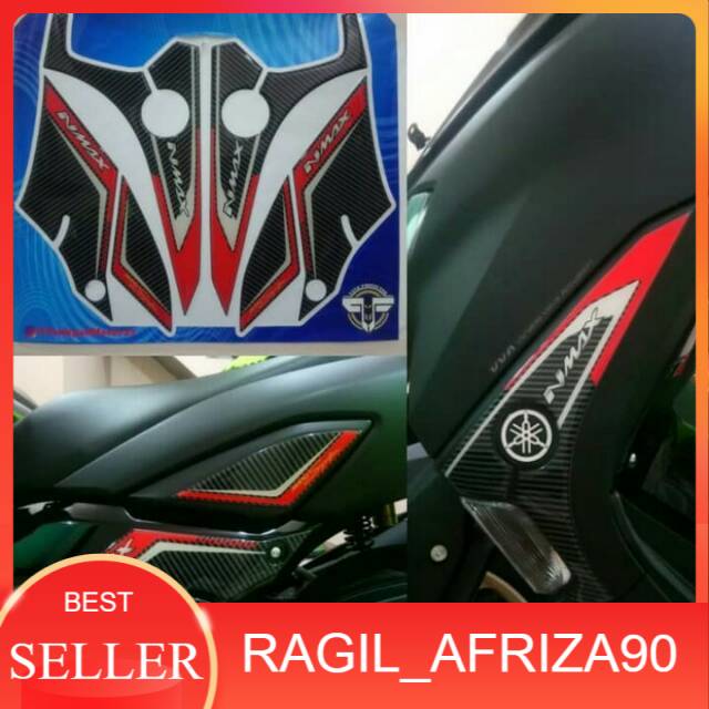 Stiker Sticker Timbul Resin Body Samping Yamaha Nmax 155 2020