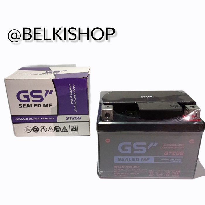 Aki Motor Honda Yamaha Mio J-Soul GT Gtz5s MF-Aki Kering ORIGINAL Original