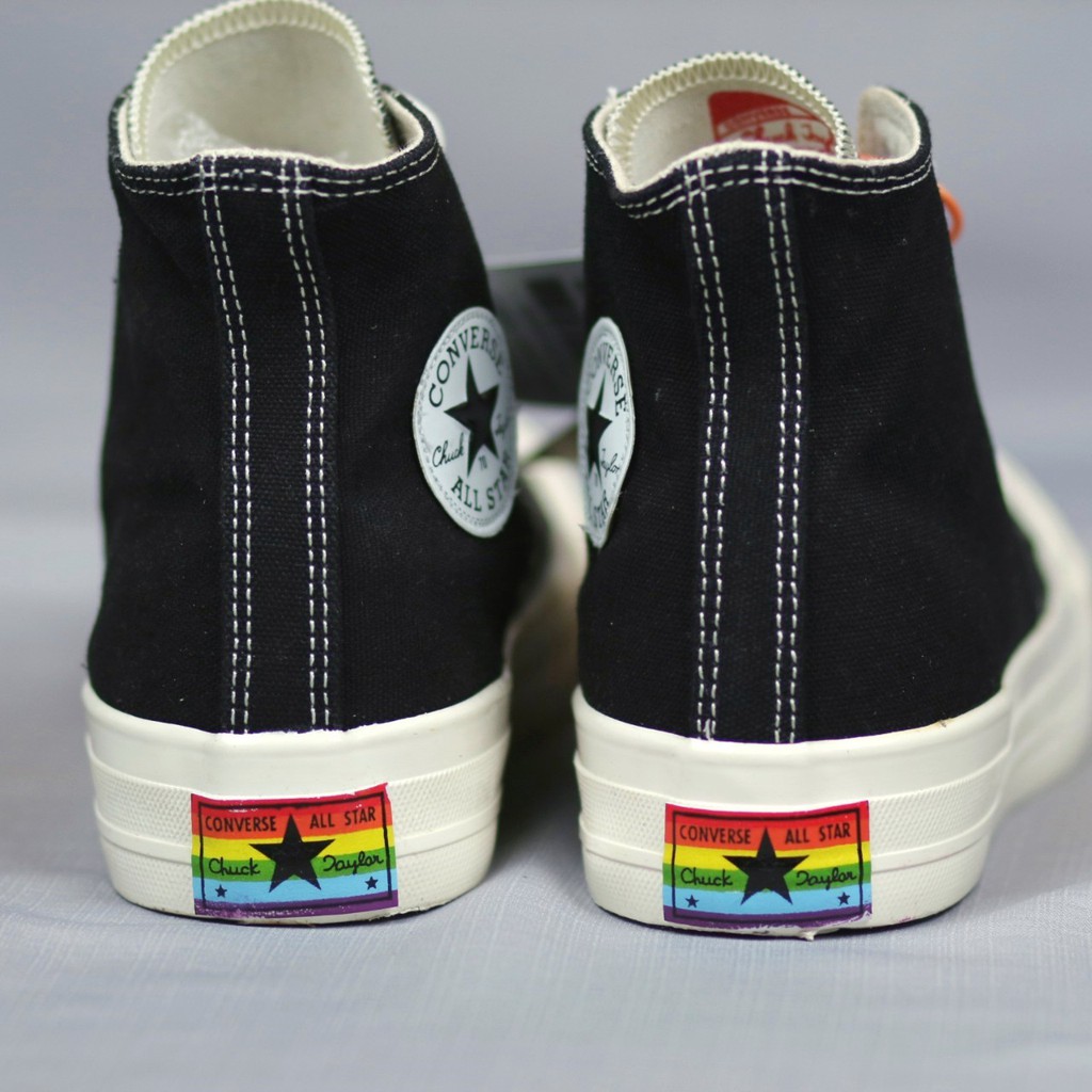 SEPATU CONVERS 70S ALL STAR CHUCK TAYLOR IMPORT PREMIUM HIGH / TINGGI RAINBOW SOL