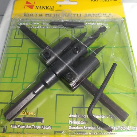 

Adjustable Hole Cutter / Mata Bor Jangka Nankai