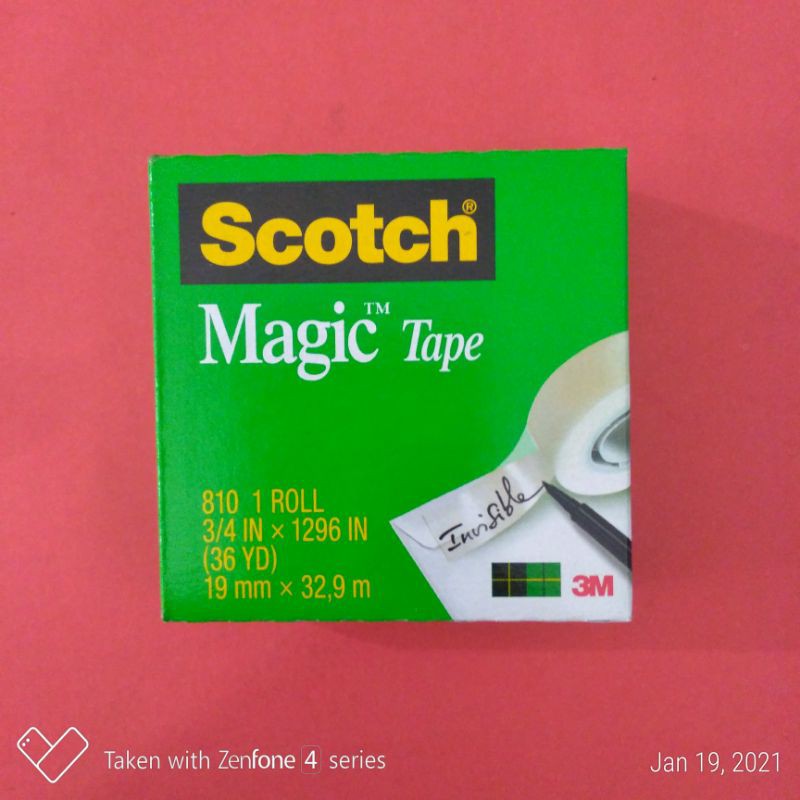 

Magic Tape 810 3/4x36Y Scotch 3M