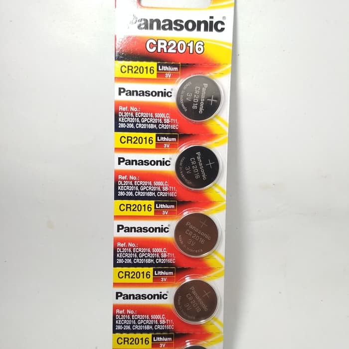 Unik Baterai Remot Mobil Toyota Agya Original Panasonic CR2016 Murah