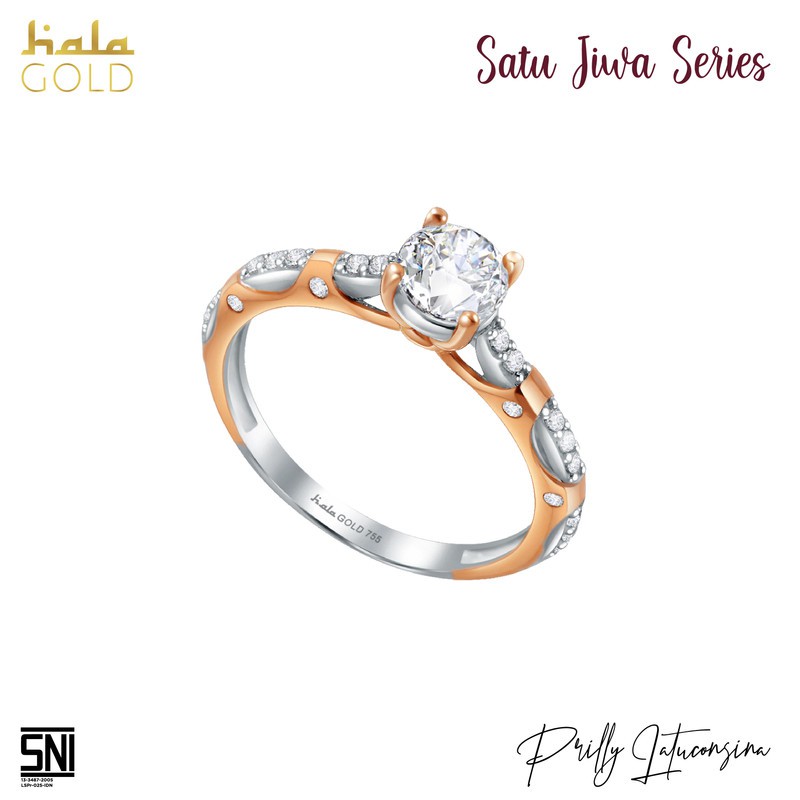 Cincin Emas Satu Jiwa Hala Gold Prilly Maaf Sayang 3WZ1169