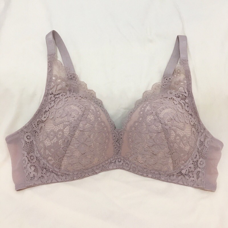 Bra Skin Fit / Bra Lycra / Lycra Beauty / Lace (Wireless) - Pink Mauve (Croatia / Slovenia / Venice)