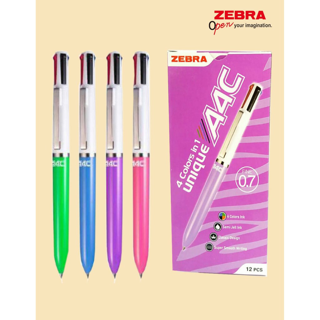 

A4C Pulpen 4 warna - pulpen cetek 4 warna