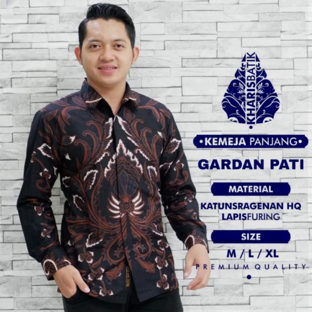 BATIK GARDAN PATI FULL FURING KATUN HALUS SIZE M-XXL